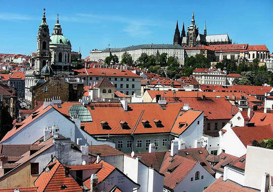 The conference venue - Prague castle, St. Nicholas Church, Kaiserstejnsky Palace...