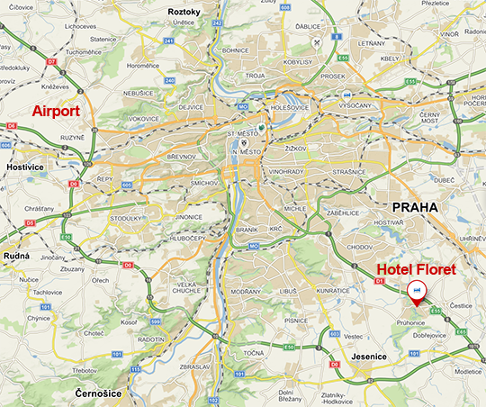 Prague map